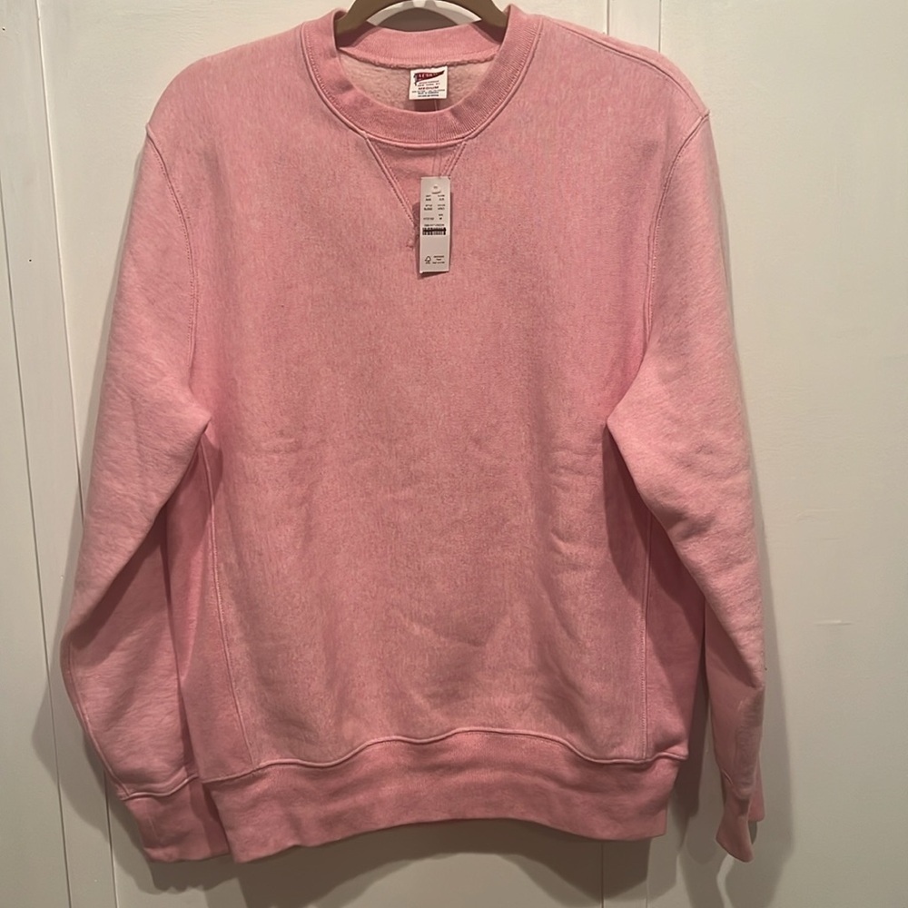 NWT Mens J Crew Heritage 14 oz. fleece sweatshirt